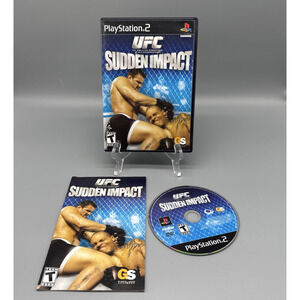 UFC Sudden Impact PlayStation 2 PS2 Complete Tested